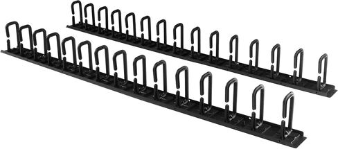 StarTech.com Vertical 40U Server Rack Cable Management w/ D-Ring Hooks - 40U Network Rack Cord Manager Panels - 2x 3ft Wire Organizers (CMVER40UD) in Saudi Arabia