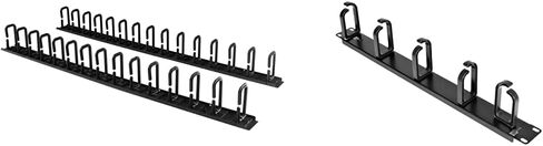 StarTech.com Vertical 40U Server Rack Cable Management w/ D-Ring Hooks - 40U Network Rack Cord Manager Panels - 2x 3ft Wire Organizers (CMVER40UD) in Saudi Arabia
