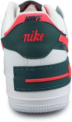 Nike Womens Air Force 1 Shadow White Red DB3902-100 (Numeric_8_Point_5) in Saudi Arabia