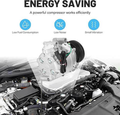 New AC Air Condition Compressor with Clutch for Honda Civic 1.8L 2012-2015, Acura ILX 2.0L 2013-2015 1600352 38800-R1B-A01RM in Saudi Arabia
