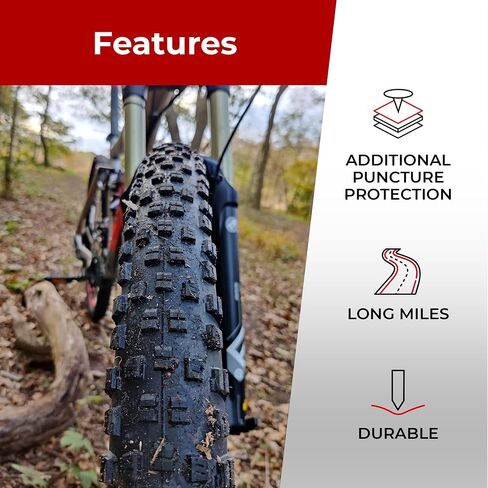Fincci Maori 29 x 2.25 Inch Bike Tire Foldable 57-622 60 TPI with Nylon Protection and Schrader Inner Tubes 48mm for Mountain Enduro Gravel MTB Hybrid Bicycle in Saudi Arabia