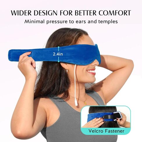 YFONG Heated Eye Mask, Warm Eye Compress Mask for Dry Eyes, USB Electric Eye Heating Pad with Temperature & Timer Control, Dry Eye Mask for Relax & Reduce Eye Strain Dark Circle Dry Eye Improve Sleep in Saudi Arabia