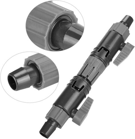 Aquarium Water Control Valve, Double Tap Connector, Quick Release Aquarium Connector Plastic Aquarium Connector(K-16/22mm) in Saudi Arabia