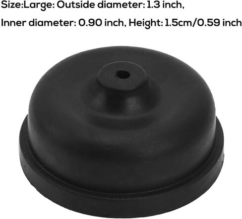 6Pcs Black Aquarium Diaphragm,Aquarium Air Pump Accessories, Aquarium Diaphragm, Aquarium Air Pump Accessories for Aquarium Air Oxygen Pump, Aquarium Air Pump Diaphragm, Aquarium Pumps and Filters in Saudi Arabia