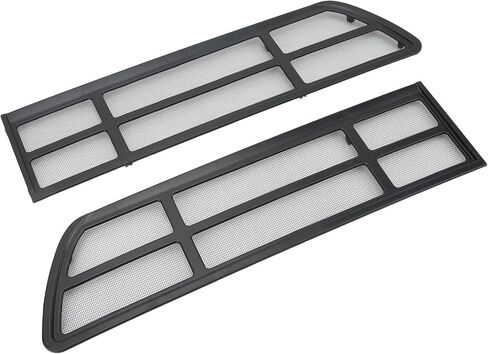 Akozon Car Air Intake Grille, 2pcs Black Car Air Intake Vent Cover Mesh Air Intake Vent Grille For Tesla Model Y 2020‑2022 Air Vent Grille Protector in Saudi Arabia
