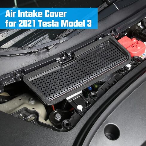 ROCCS 2021-2023 Model 3 Air Filter, Compatible with Tesla Model 3 Air Intake Grille Protection Cover ABS Plastic Air Flow Vent Intake Air Conditioning Grille Inlet Accessories in Saudi Arabia