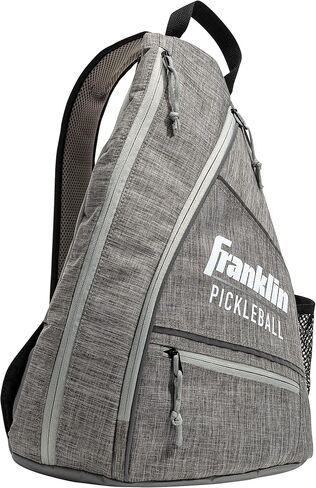 Franklin Sports Pickleball Bag - Men's and Women's Backpack - Official Adjustable Sling Bag of U.S Open Pickleball Championships - Gray/Gray in Saudi Arabia