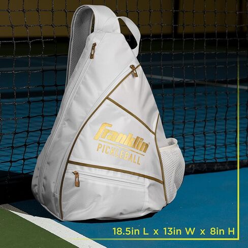 Franklin Sports Pickleball Bag - Men's and Women's Backpack - Official Adjustable Sling Bag of U.S Open Pickleball Championships - Gray/Gray in Saudi Arabia