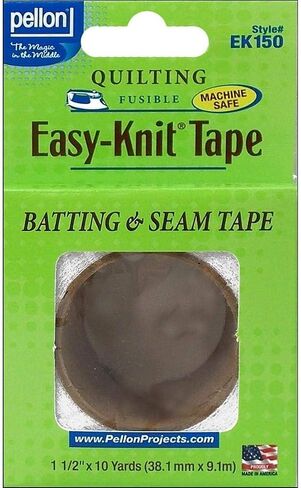Pellon Easy-Knit Batting & Seam Tape 1-1/2"X10 Yards-White in Saudi Arabia