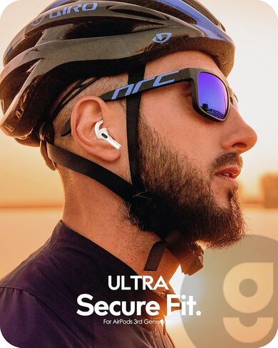 3 Pairs Ear Hooks Covers for AirPods Pro [Added Storage Pouch] Upgraded Anti-Slip Sports Ear Covers Accessories Compatible with Apple AirPods Pro (2019) (White) in Saudi Arabia