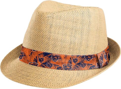 FOCO Men's NFL Team Logo Trilby Straw Hat in Saudi Arabia