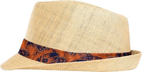 FOCO Men's NFL Team Logo Trilby Straw Hat in Saudi Arabia