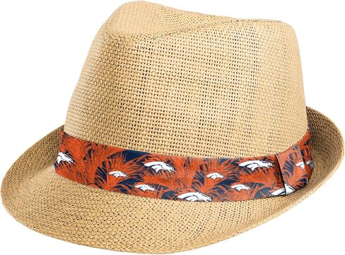 FOCO Men's NFL Team Logo Trilby Straw Hat in Saudi Arabia