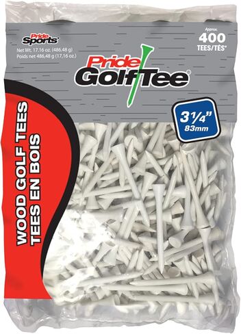 Pride Golf Tee, 3-1/4 inch Deluxe Tee, 400 Count in Kuwait