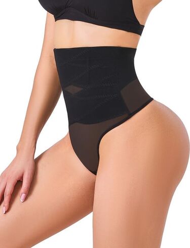 Yeblues Tummy Control Thong Shapewear for Women Sexy Body Shaper Panties Seamless Underwear Girdle Shaping Thong in Saudi Arabia