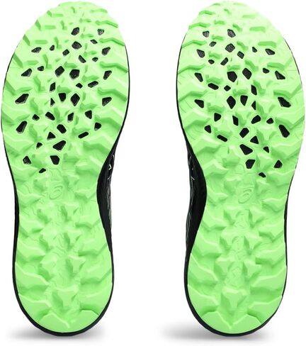 حذاء الجري Gel-Sonoma 7 GTX للرجال من ASICS، مقاس 9.5، أسود/أخضر مضيء in Saudi Arabia