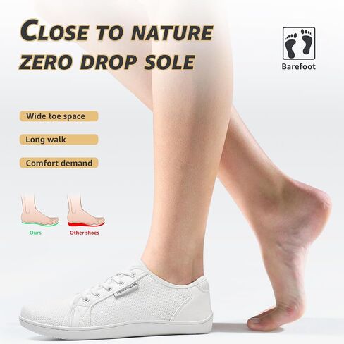 ASHION Men's Walking Shoes Wide Toe Box Classic Retro Gum Sole Fashion Sneakers Casual Tennis Footwear Anti Slip Trainers in Saudi Arabia