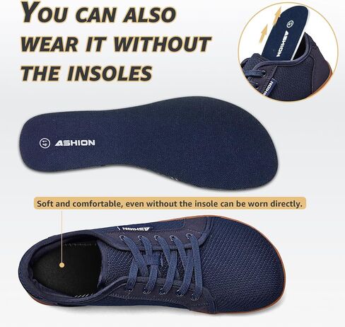 ASHION Men's Walking Shoes Wide Toe Box Classic Retro Gum Sole Fashion Sneakers Casual Tennis Footwear Anti Slip Trainers in Saudi Arabia
