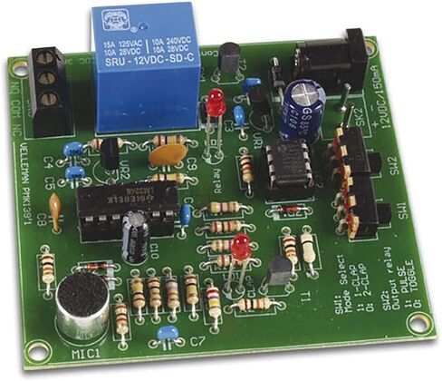 Velleman Clap ON/Off Switch Kit (Solder Assembly Required) in Saudi Arabia