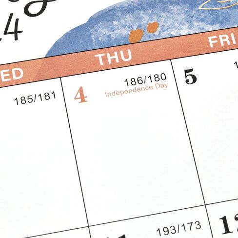 2024-2025 Calendar - Wall Calendar 2024-2025, 18 Monthly Wall Calendar from Jul. 2024 - Dec. 2025, 12" x 17", Perfect for Home & Office Planning in Kuwait