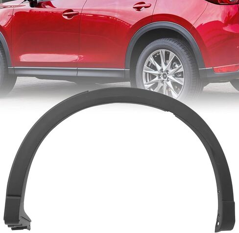 MOFANS Rear Left Fender Flare Fit for Mazda CX-5 CX5 2017 2018 2019 2020 2021 Drivers Side Wheel Fender Cover Molding Trim in Saudi Arabia
