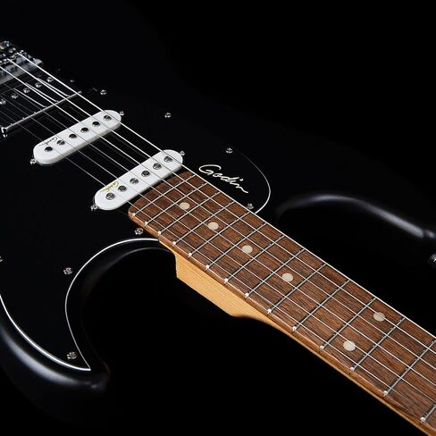 Godin Session LTD 6 String جيتار كهربائي ذو هيكل صلب، يمين (048410) أسود in Kuwait