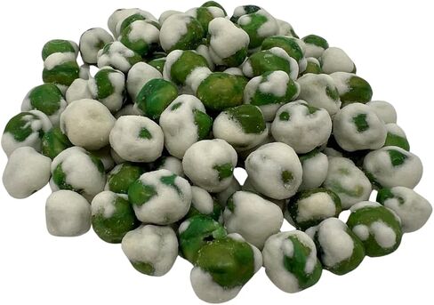 Wasabi Coated Green Peas - Fiery and Bold - Delicous Snack, Salad Topper, or Trail Mix Addition - Non-GMO, Gluten Free, Vegan - Large 14 Ounce Bag in Saudi Arabia