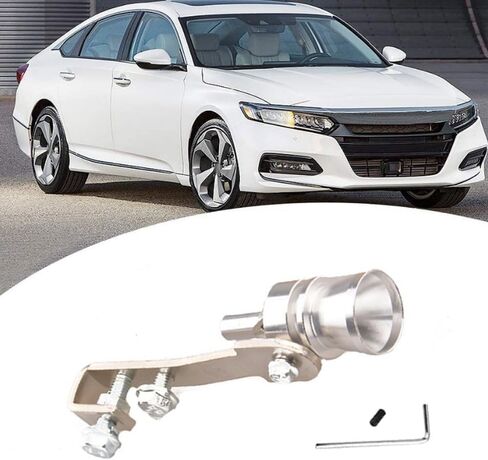 CABBISE Sound exhaust simulator turbine whistle general turbine exhaust whistle, pipeline sound muffler blows off the car modeling tune 2pcs silver., SZ-SL-XL-2 in Saudi Arabia