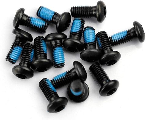 HomeSoGood 60PCS Bicycle Disc Brake Bolts,M5x10mm Black Screws MTB Rotor Bolts Stainless Steel T25 Bicycle Disc Brake Rotor Bolts Screw Black for Bike Part in Saudi Arabia
