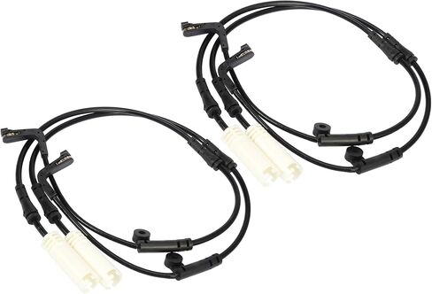 Motoforti Brake Pad Wear Sensor, for BMW 525i 2004-2007, Metal Plastic, 34356764298 34356776421 34356768595, Black White, 4pcs in Saudi Arabia