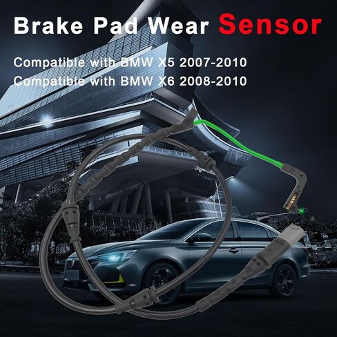 FTTYUHU Front and Rear Brake Pad Wear Sensor 34356789501, 34356789505 for BMW X5 X6 2007-2010 in Kuwait