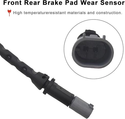 FTTYUHU Front and Rear Brake Pad Wear Sensor 34356789501, 34356789505 for BMW X5 X6 2007-2010 in Kuwait
