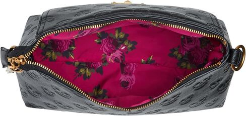 Betsey Johnson Skull Boss Satchel, Black in Saudi Arabia
