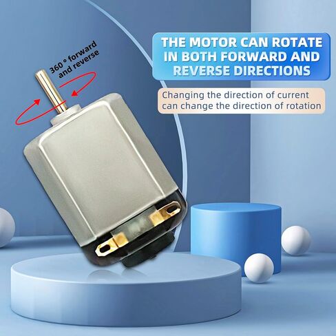 DaFuRui Mini DC Motor，15pcs DC 1V-6V 18000RPM DC Small Electric Motor kit for Arduino Hobby Projects DIY Cars Toys in Saudi Arabia