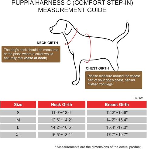 Puppia Lucas Dog Comfort Harness C (Step-in) Fashionable Checkered Pattern Spring Summer Harness for Small and Medium Dogs, Yellow, X-Large in Saudi Arabia