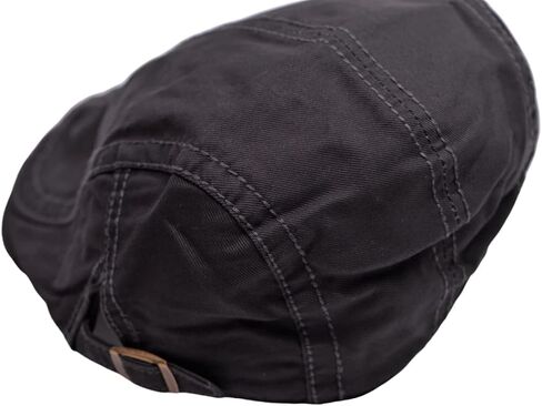 BLUEGLORY Cotton Adjustable Denim Distressed Flat Newsboy Caps for Men, Ivy Beret Cap, Cabbie Hat in Saudi Arabia