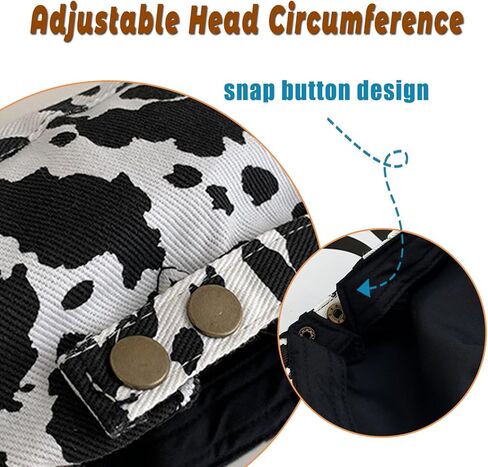 HENWASAI Cow Print Cabbie Hat for Women Men Vintage Cow Newsboy Cap Cotton Gatsby Hat Teens Ivy Flat Cap for Spring,Fall in Saudi Arabia