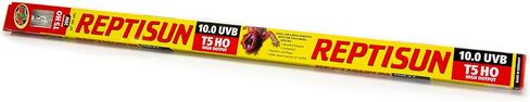 Carolina Custom أقفاص الزواحف 34 بوصة T5HO UVB 39W + مصباح إضاءة مزدوج GU10، حزمة مع Zoo Med 10.0 UVB T5HO 39W 34 بوصة أنبوب فلورسنت لإضاءة الزواحف in Kuwait