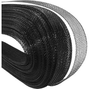 50 Yard Stiff Horsehair Brai for Sewing, Horsehair Braid Trim for Boning Sewing Wedding Dress Dance Gowns Decoration Dress Shaping Trimming(1 Inch, White) in Kuwait