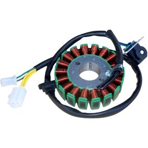 لفائف مغناطيسي الجزء الثابت دراجة نارية ل 152QMI 157QMJ GY6-125 150cc أجزاء المحرك ثلاث مراحل لفائف المحرك 12 18 القطب الجزء الثابت لفائف الإشعال مولد in Kuwait