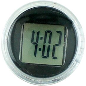 Motorcycle Handlebar Mount Clock Car Mini Electronic Clock Scooter Dashboard Watch- Red in Kuwait