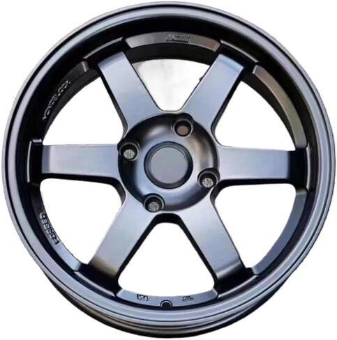 Alloy Wheels Rims Fit for Auto Cars Hoops 6 Spokes Aluminum Alloy Rim Tire 17、18、19、20inch TE37，Can Be Customized(4x100,ONE WHEEL_17IN.) in Saudi Arabia