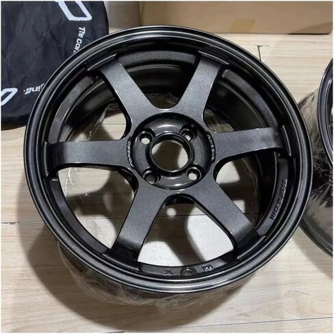 Alloy Wheels Rims Fit for Auto Cars Hoops 6 Spokes Aluminum Alloy Rim Tire 17、18、19、20inch TE37，Can Be Customized(4x100,ONE WHEEL_17IN.) in Saudi Arabia