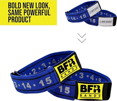 أربطة تدريب مزدوجة اللف 2.0 ® للساقين والعجول، أربطة على شكل لف للركبة بعرض 3 بوصة، أربطة تقييد تدفق الدم تعطي نموًا سريعًا للعضلات بدون رفع الأوزان الثقيلة in Kuwait