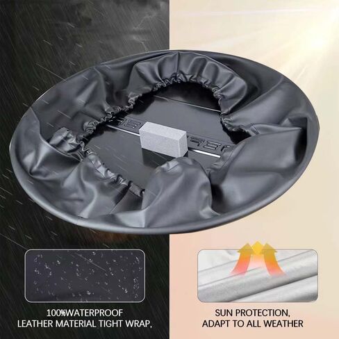 Grey Spare Tire Cover fits for Defender 110 90 130 2020 2021 2022 2023 2024 2025 ABS Spare Tyre Wheel Cover Protector in Saudi Arabia