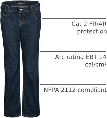 Bulwark FR Women's Straight Fit Jean with Stretch in Saudi Arabia