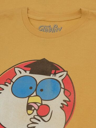 Tee Luv Men's Mr Owl How Many Licks Shirt - Vintage Tootsie Pop Graphic T-Shirt in Saudi Arabia