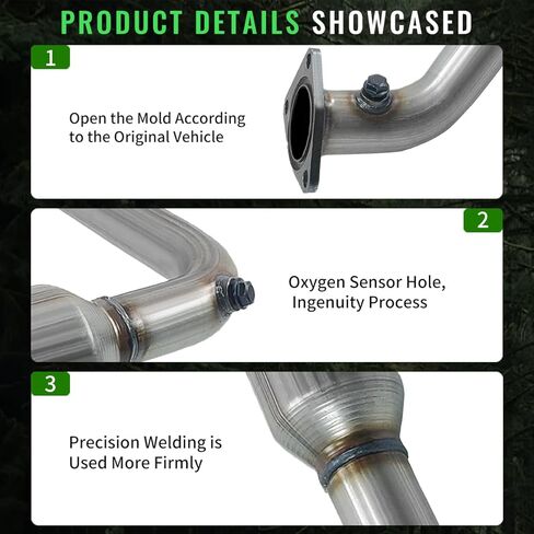 Y-type Pipe Single Catalytic Converter Compatible With Chevy Chevrolet Express 1500 2003-2008 4.3L 5.3L V8(OEM/OBD-Ⅱ Replacement Catalytic Convertor) in Kuwait