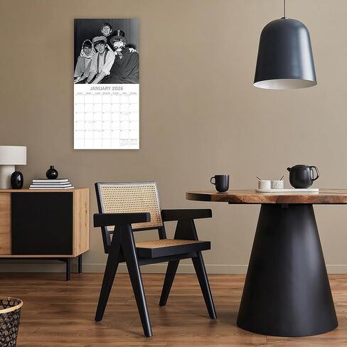 2026 Square Wall Calendar - Thе Ƀe‎‎a‎tlеѕ 12 x 12 Inch Monthly View, 16-Month, Icons Theme, Includes 180 Reminder Stickers in Saudi Arabia