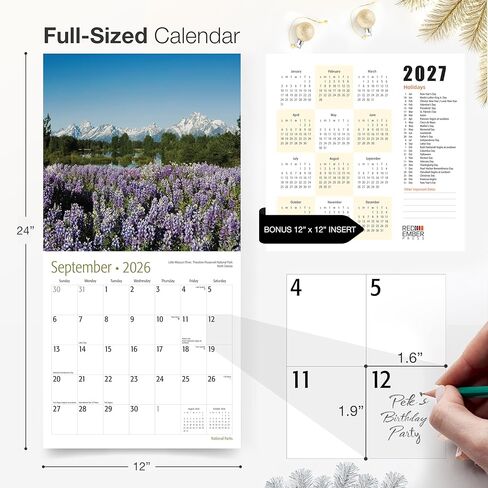 RED EMBER Select - Supercars 2026 Wall Calendar 12 Month | 12" x 24" Open | Thick & Sturdy Paper | Holiday Gift | Luxury Exotic Sports Car Calendar 2026 in Saudi Arabia